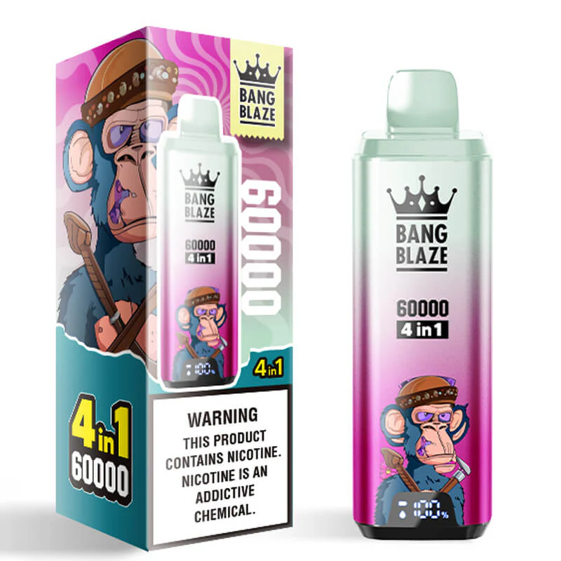 Bang Blaze 60000 Puffs 4in1 Flavors Disposable Vape - Image 4