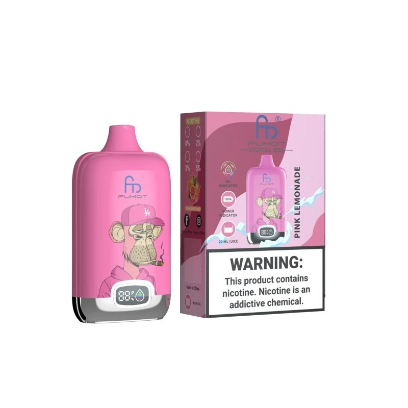 Fumot Digital Box 12000 Puffs Disposable Vape - Image 4