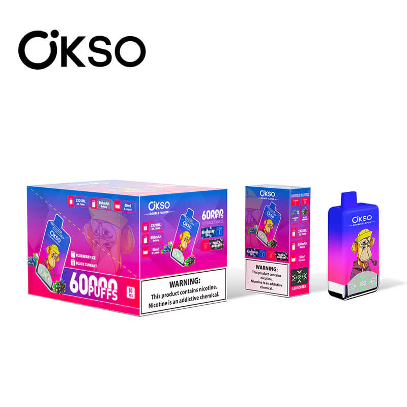 OKSO Dual Flavors 60000 Puffs Disposable Vape - Image 9