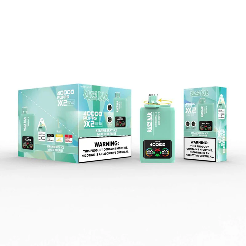 Razz Bar 40000 Double Flavors Disposable Vape - Image 6