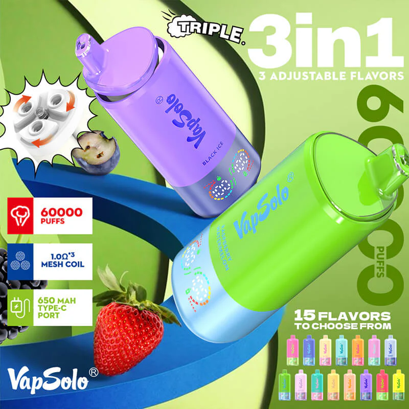 Vapsolo Triple 60000 Puffs Disposable Vape - Image 3